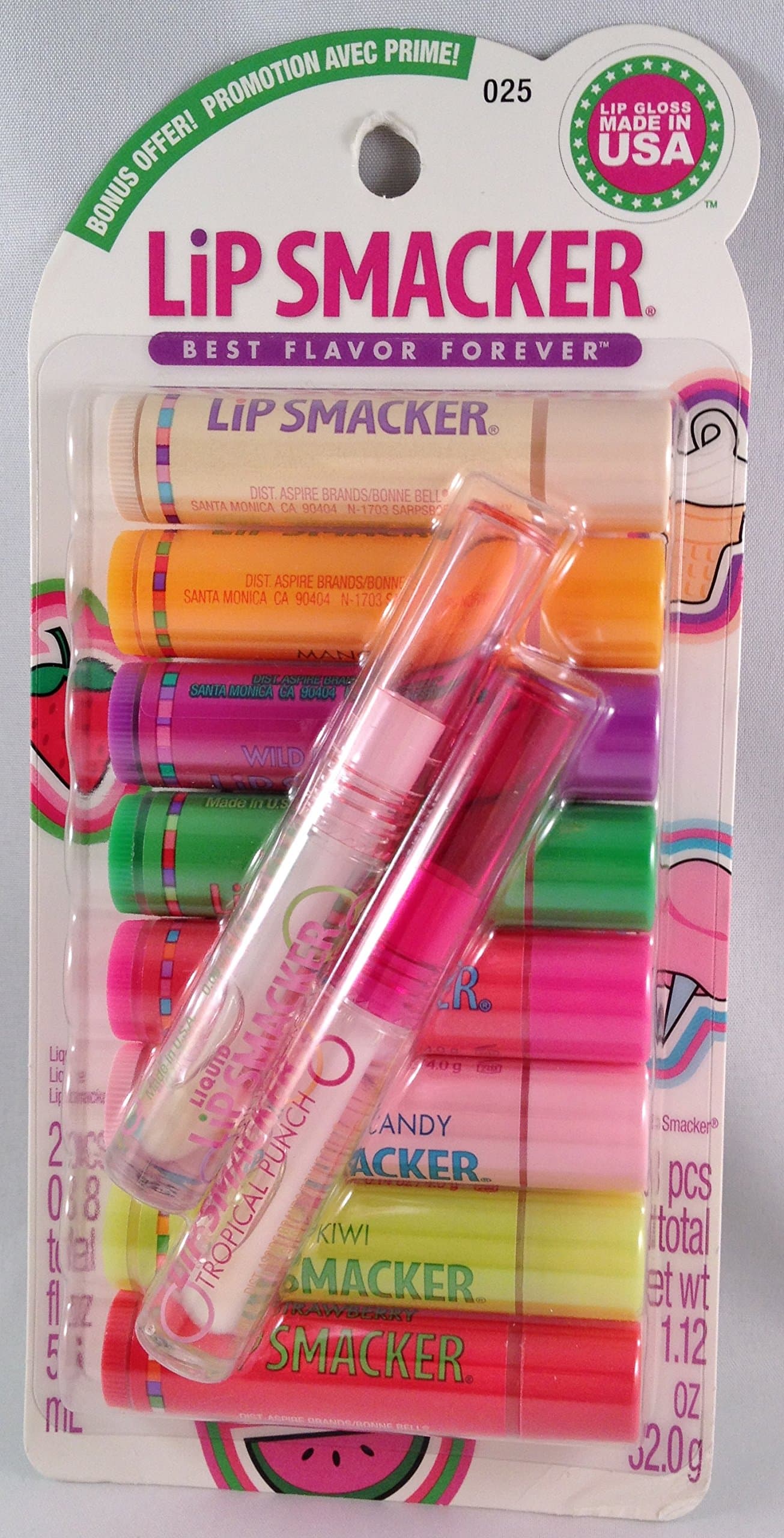 Lip Smacker Party Pack - Best Flavor Forever Lip Balm and Liquid Lip Balm