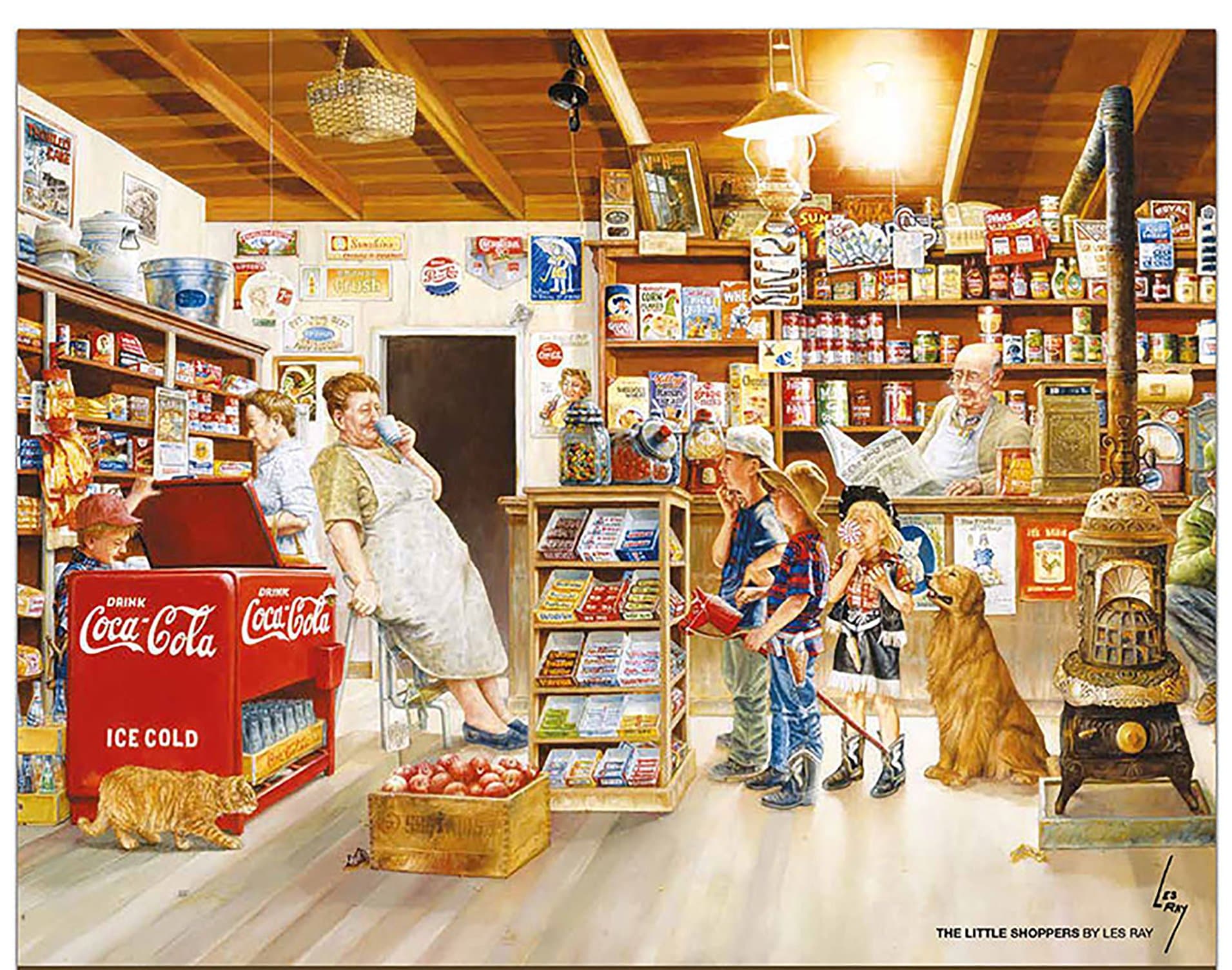 Simply Calendar -"Remember When" 2019 Wall Calendar - 10.5" x 18" (Open)