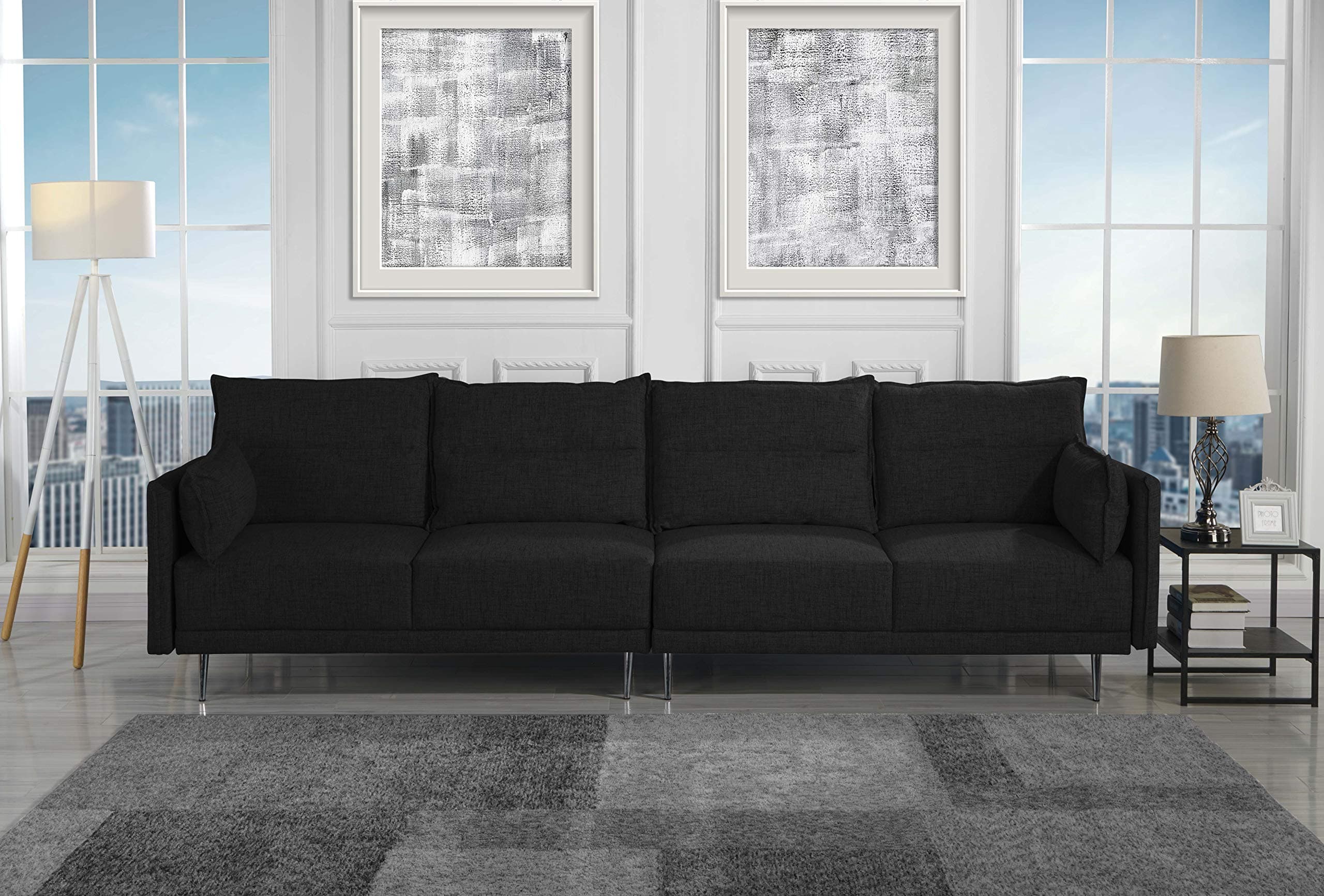Housel Living Sofa, Black