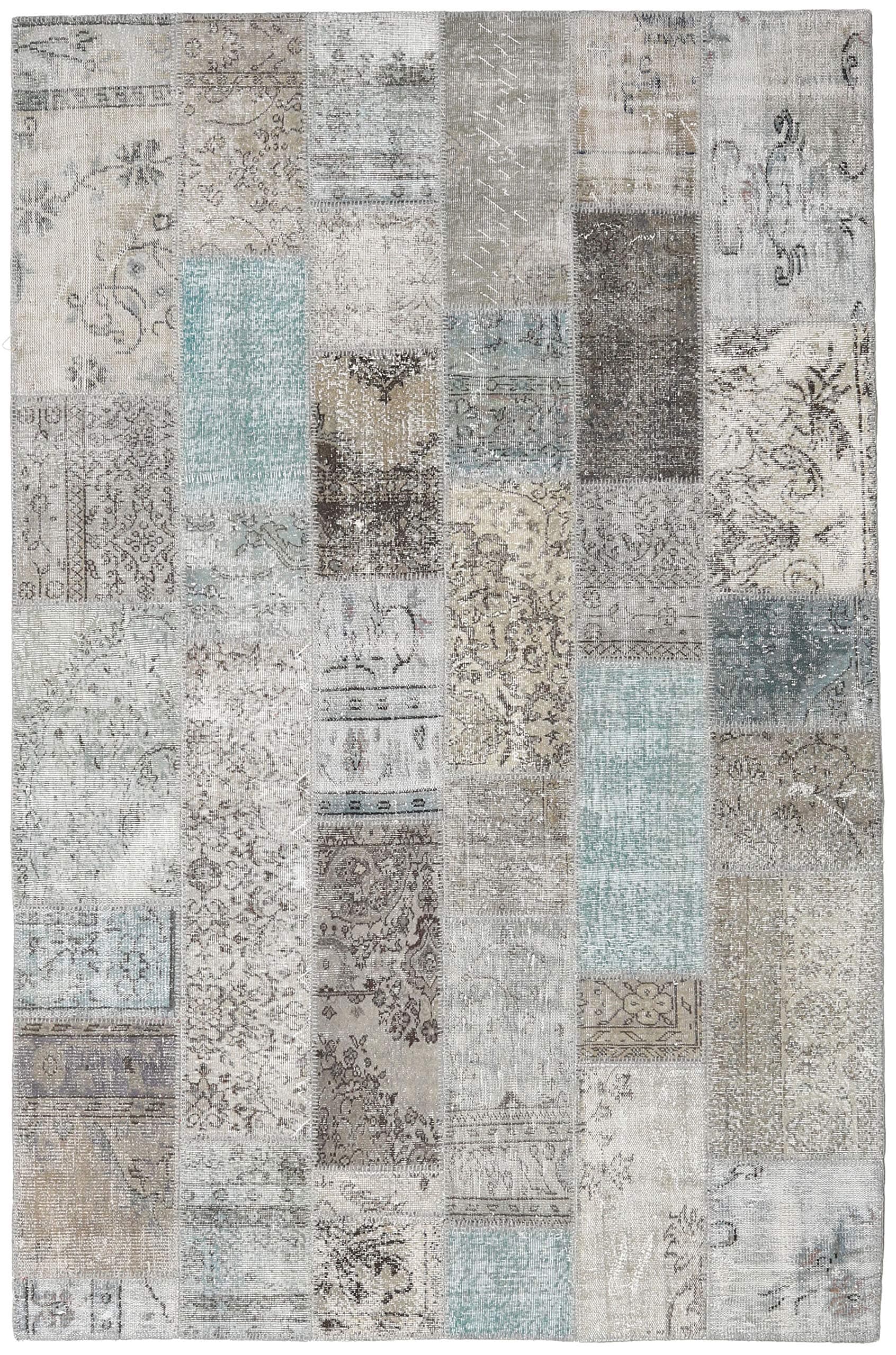 Patchwork rug 6'7"x10'1" (200x308 cm) Modern Carpet