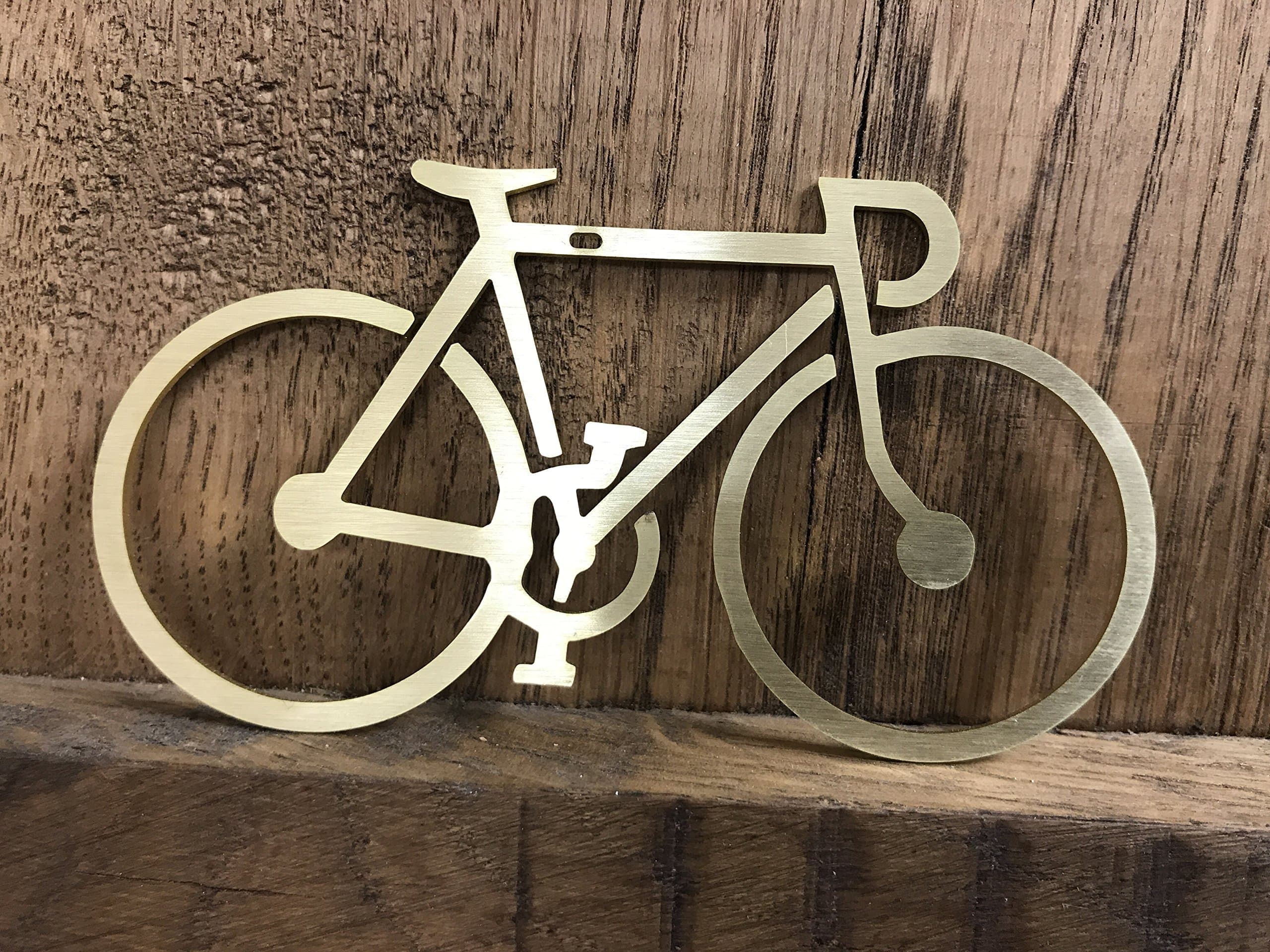 Brass Bicycle Christmas Tree Decoration Ornament