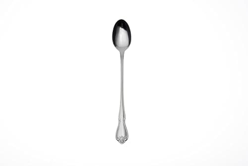 Oneida True Rose Iced Tea Spoons, Set of 4,Silver