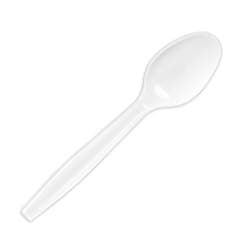 Highmark Office Depot Full-Sized Plastic Spoons, White, Box of 1000, 3585490689