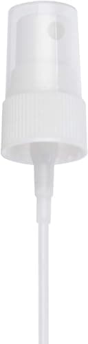 OAK & SAGE 2 White Fine Mist Spray Caps with 6.75” Dip Tube (.16 cc Output) - 24/410 Cap Size - 2 Total