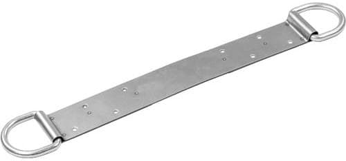 Malta DynamicsPermanent Roof Anchor – 18” Dual D-Ring Fall Protection Anchor, Easy to Install Fall Arrest System, OSHA and ANSI Compliant, Designed for 12” Ridge (1 Pack)