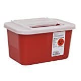 Mfr#31143699 - Sharps Container 1 Gallon Red Base (Case of 32) by Kendall/Covidien