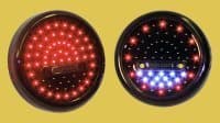 OFF ROAD ONLY LD-RRW2 LiteDOT round red/white tailight pair