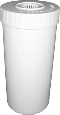 PureWater Site 4.5" x 10" Big Blue Refillable Birm Inline Filter for Iron, Manganese Reduction