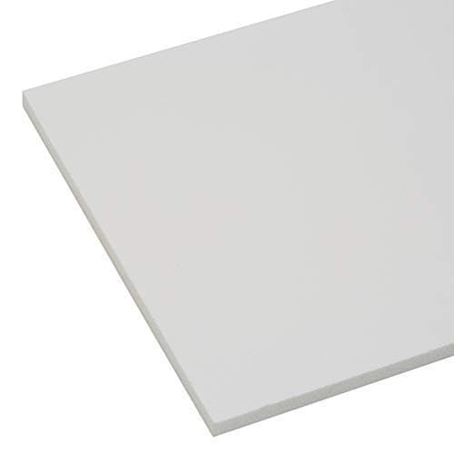 White Acrylic Sheet Cut to Size, Plastic Sheet, White Acrylic Perspex 5mm Thick (200mm x 400mm)