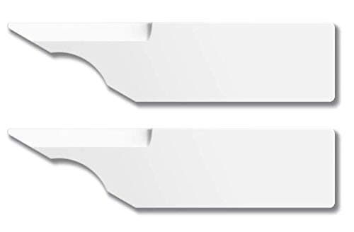 Slice 10484 Replacement Deburring Blades (Concave), Pack of 2, Ideal For Deburring Sheet Metal Edges, Injection-Moulded Plastics, & 3D-Printed Prototypes