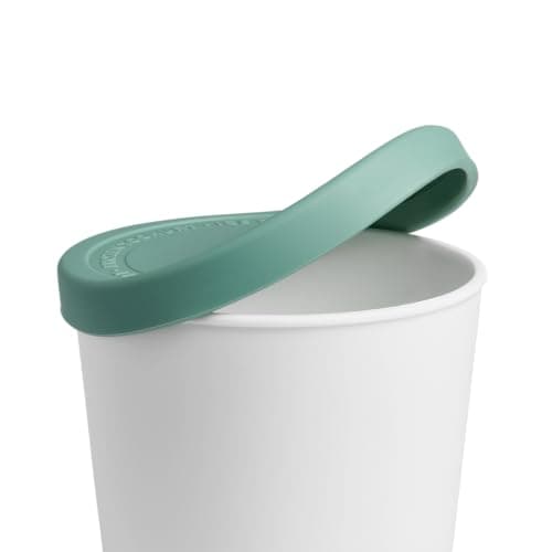 Springlane Kitchen 400ml Ice Cube Trays BPA Free Plastic with Silicone Lids, Insulated Containers for Ice Cream, Sorbet, Yogurt, Mint Mini Set of 4 (Pack of 4) - 13.5 cm x 12.1 cm