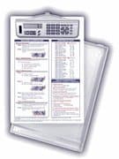 Dental Hygiene Reference Clipboard with Calculator Clip (Shown with Optional Storage Tray which Must be Ordered Separately)