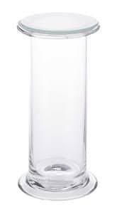 ABGIL GLASS GAS JAR, ONE UNIT. SIZE. Ht. X DIA IN CM.(10.5 X 5)