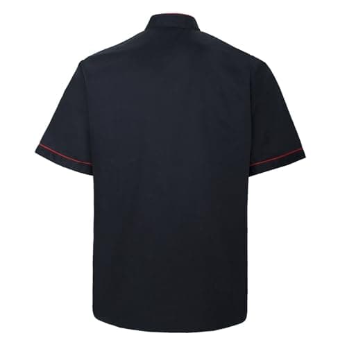 TOPTIE Unisex Short Sleeve Chef Coat Jacket