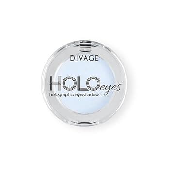DIVAGE Holo Eyeshadow with Smooth Texture for Easy Application and Buildable Coverage Light Blue