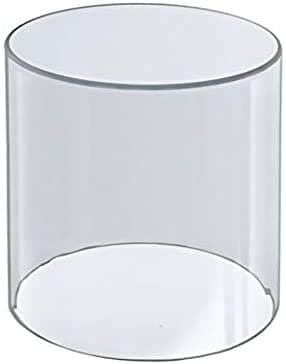 Clear Round Acrylic Cylinder – Easy Set up Round Display Dustproof Protection Case for Collectibles, Figure and Items (8 inches)