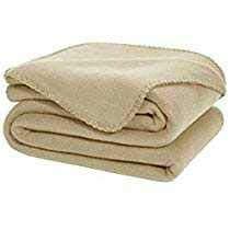Wool & Wool Blend Standard Blanket, Multicolour, Pack of 1