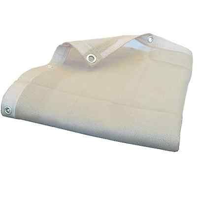 12'X20' (White) Heavy Duty Mesh Tarp Net Sail Sun Shade Awning and Fence Screen