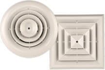 Continental Fan 6"-7"-8" Stepped Collar Square Grille