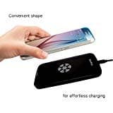 Koolpad Qi Wireless Charger Pad for All Qi Compatible Devices Including Nexus 5, Samsung Galaxy S5 SV and other Phones with Receivers & iPhone with iQi Mobile (Black)