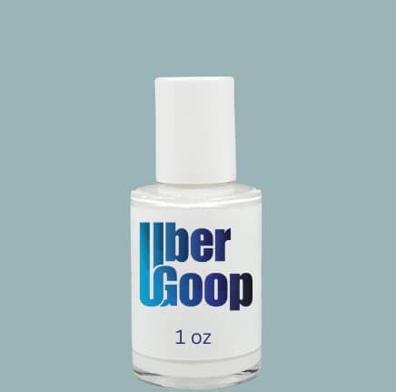 (New 1oz Size) Uber Goop White Dishwasher Rack Coating/Glue (Bottle only)
