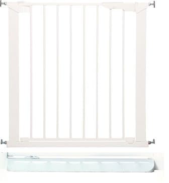 BabyDanPremier True Pressure Gate White with No Trip Step Plate