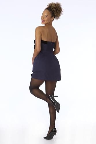 Silkies Women's Control Top Pantyhose with Run Resistant, Light Support Legs (2 Pair Pack)