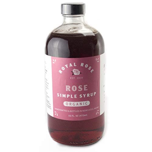 Royal Rose Rose Organic Simple Syrup, 16 Ounce