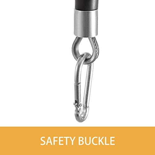 BestEquip Spring Balancer 20-33lbs(9-15kg) Retractable Tool Holder 1.5m Length Tool Balancer with Hook and Wire Rope Adjustable Balancer Retractor Hanging Holding Equipment in Yellow