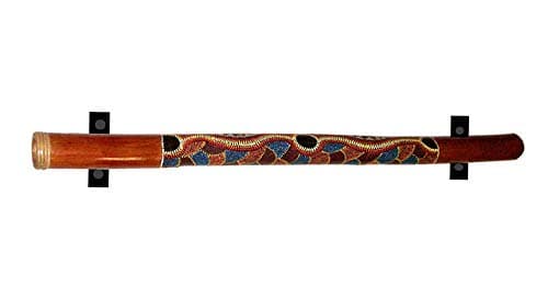 KR Ideas Standard Horizontal Didgeridoo Wall Mount (Made in the USA) (Black)