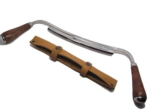 Ramelson Carvers Woodworking Draw Knife 10" Leather Sheath