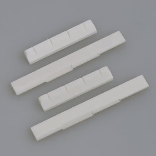 2sets Real Bone Nut &Saddle for 4 String Ukulele Guitar Replacement