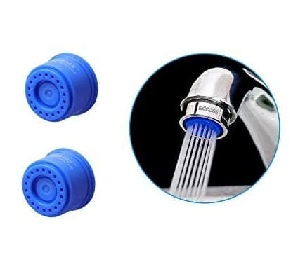 Kitchen Water Saving 3LPM Aerator (Pack of 2) with Shower Flow | Suitable for Inner(24mm) & Outer(22mm) Threads | Easy to Maintain & Saves upto 80% Water