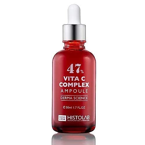 47% Vita C Complex Ampoule (50ml/1.7fl.oz.) I Fades Hyperpigmentation I Brightening I Soothes and Moisturizes the Skin