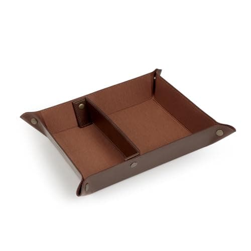 Londo Leather Organizer Office Desk Tray