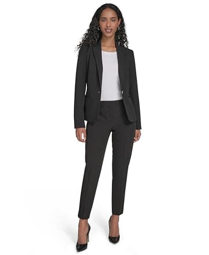 Tommy Hilfiger Women's Single Button Business Blazer