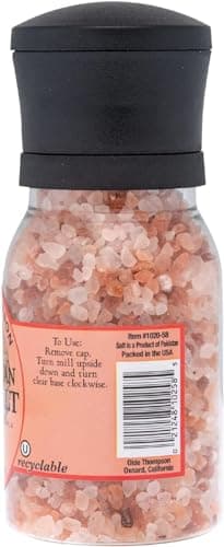 Olde Thompson Himalayan Pink Salt Grinder, 10 Ounce