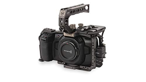 Tilta BMPCC 4K Cage TA-T01-B-G Full Camera Cage SSD Drive Holder Top Handle for BMPCC 4K Camera Basic Kit (Color Tilta Gray)
