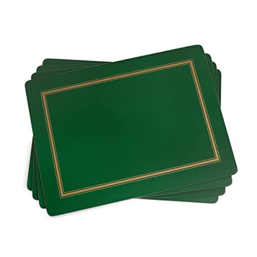 Pimpernel 2010648044 Placemats, One Size, Emerald Green