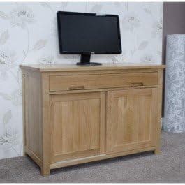 Opus Oak Hideaway Desk