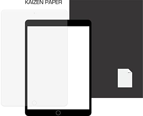 KAIZEN Paper iPad Pro 10.5” Screen Protector/NO MORE slippery glass/Feels like writing & sketching on paper/Replace your notebooks for artists and students