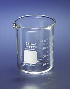 Pyrex 1000-250CNpk Griffin Low Form 250 mL Beaker Graduated 12Pk (Pack of 12)