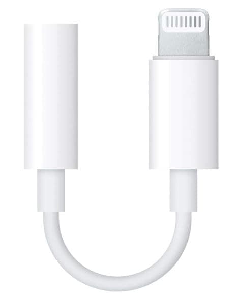 Lightning to 3.5mm Audio Adapter for iPhone, Headphone Jack Converter with mike Connectivity
