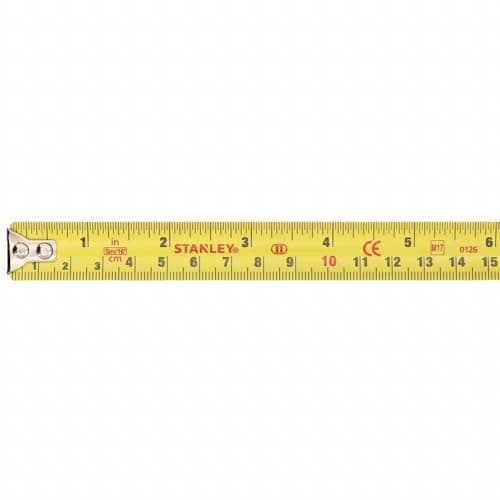 Stanley Plastic 33-158 5 m/16 x 3/4-Inch Power Lock Tape Rule (Chrome)