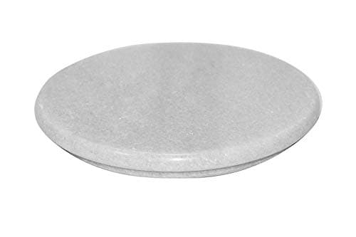 CraftedOne® Marble Chakla/Marble Roti Maker/Marble Rolling Board,Large Size 9 Inch (White)