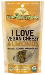 LIVING NUTZ Vegan Cheezy Almonds, 3 OZ
