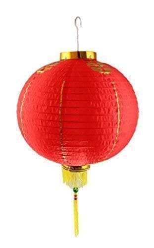 Wen Tai Sun 14" Red Chinese Lantern (Plain)