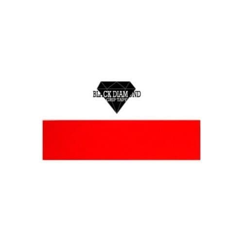 Black Diamond Skateboard Grip Tape Sheet Red 9"