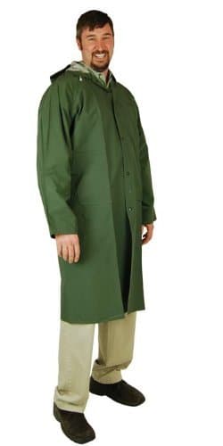 Heavy Duty Raincoat (Large) (PVC Coated Polyester) 60-inch