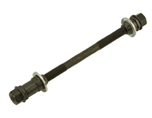 Alta Bicycle Multiple Speed Rear Hub Axle 3/8" x 185mm Long, Multiple Colors
